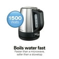 thumbnail image 3 of Hamilton Beach Stainless Steel Electric Kettle, Tea & Water Kettle, 1L, 3 of 9