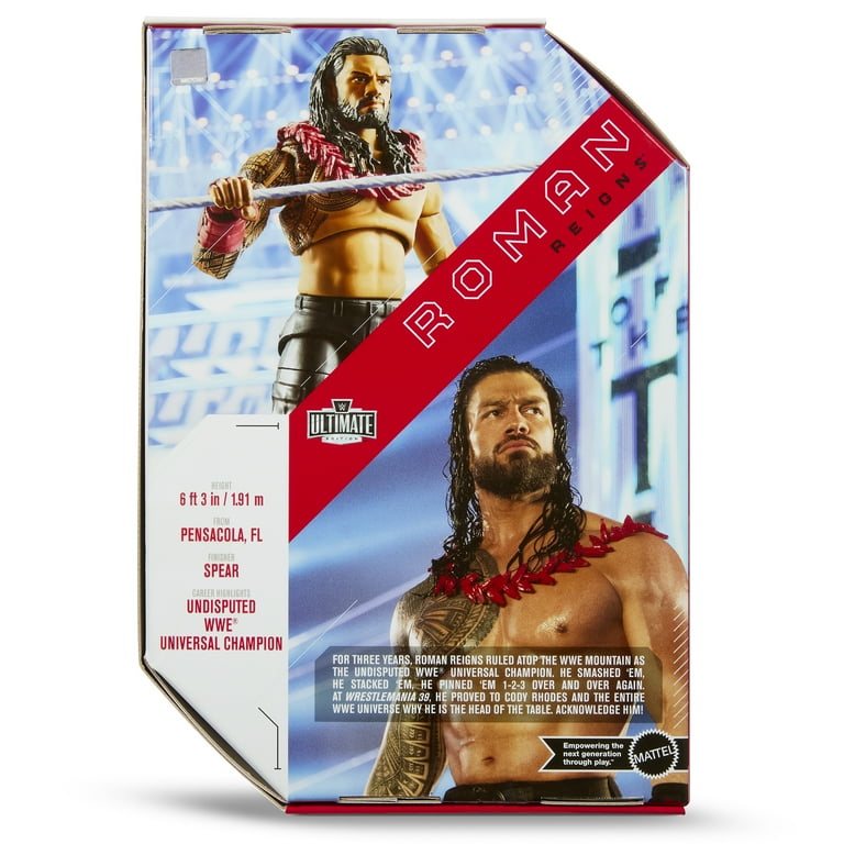 スポーツ WWE Mattel Elite Ultimate Roman Reigns Amazon.com: Mattel Ultimate Edition Roman Reigns Action