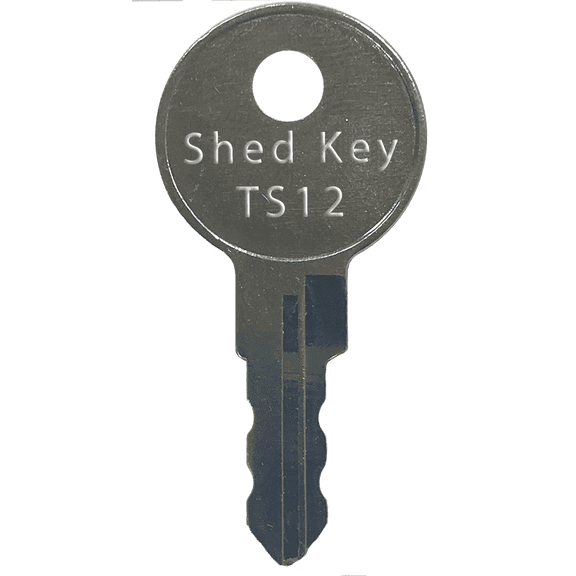 Outdoor Shed TS12 Replacement Key