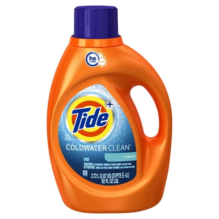 Tide Coldwater Clean HE, Liquid Laundry Detergent, 92 Fl Oz 59 (Best Washing Machine Brands Europe)