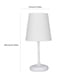thumbnail image 2 of Lámpara de mesita de noche moderna para decoración de dormitorio, luz de noche LED con carga USB, 2 of 8