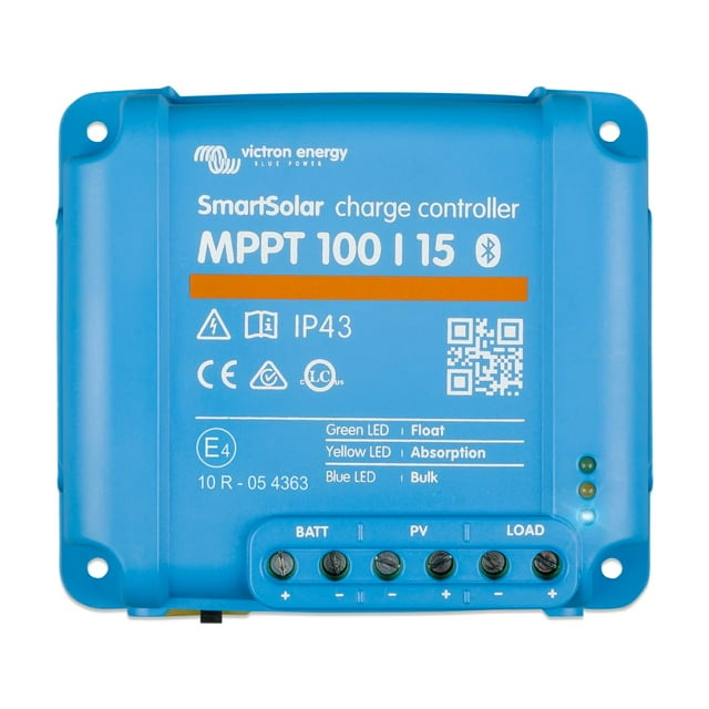 Controlador de carga solar Victron Energy MPPT 100V 15A Bluetooth
