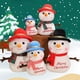 thumbnail image 2 of Bufanda y sombrero vestidos lindos y esponjosos, muñeco de nieve de peluche, regalos de Navidad, decoraciones, juguetes, 2 of 3