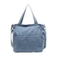 thumbnail image 1 of Bolso de hombro para mujer, gran capacidad, elegante, con correa para el hombro, bolso de moda Azul claro, 1 of 9