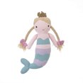 thumbnail image 2 of Peluche de punto 100% algodón Cuddle Me Sirena, Cassidy, Aqua/Lavanda Cuddle Me Cuddle Me, 2 of 2