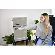 Frigidaire 3.1 Cu. Ft. 2 Door Retro Compact Refrigerator , Built-In Side Bottle Opener, Cream