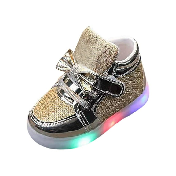 NOKIO Kids Girls' Spring And Autumn Sneakers Children'S Mesh Light-Up Outdoor Running Shoes Fashion LED Light Baby Shoes Casual Children Shoes Boys Girls Sandals Soft Kids Sports Shoes