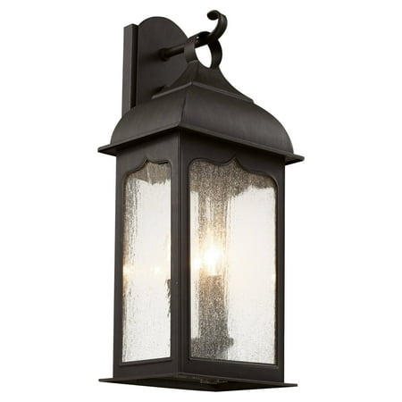 Trans Globe 40233 Seeded Masonic Wall Lantern - Rubbed Oil Bronze - 24.5H in.