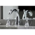 thumbnail image 4 of Kingston Brass Naples Two Handle 8" to 16" Widespread Lavatory Faucet with Brass Pop-up, 4 of 5