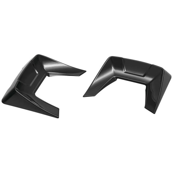 Kuryakyn 7067 Speedform Saddlebag Lid Spoilers - Gloss Black