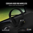 thumbnail image 2 of Auriculares para juegos Corsair HS80 RGB inalámbricos con Dolby Atmos, 2 of 8