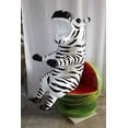 thumbnail image 4 of Happy Hippo Wearing Pajamas on a Watermelon Fiberglass statue 40" x 58" x 67"H, 4 of 12