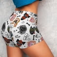 thumbnail image 3 of KLL Hip Hop Dog Pattern Workout Shorts for Women Scrunch Short Gym Yoga Running Sport Active Exercise Fitness Shorts, 3 of 8