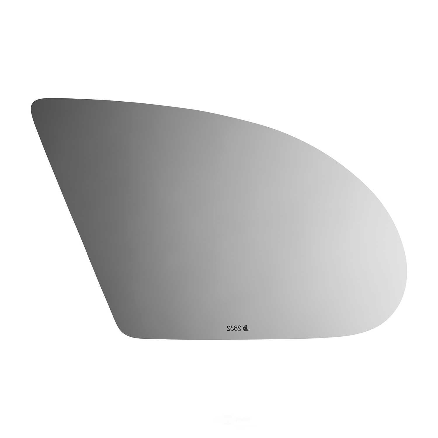 Burco Side View Mirror Replacement Glass - Clear Glass - 2832