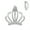 Silver, variant on 14G 925 Sterling Silver Belly Button Ring CZ Crown Navel Piercing Jewelry for Women