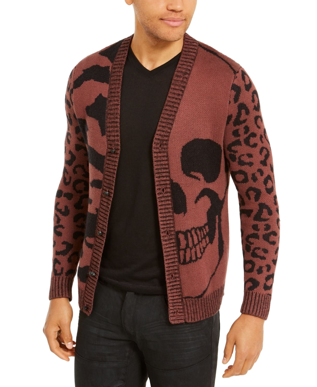 skull cardigan walmart
