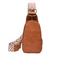 thumbnail image 1 of Bolso bandolera de cuero para mujer, bolso de pecho multiusos, mochila de viaje para senderismo al aire libre NikouMX Deportes, 1 of 7