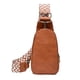 thumbnail image 1 of Bolso bandolera de cuero PU para mujer, bolso multiusos para el pecho, mochila de viaje para senderismo al aire libre, 1 of 8