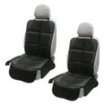 thumbnail image 1 of Funda para Asiento de Auto Unique Bargains, Protector Universal de Asiento de Auto con Bolsillos Laterales, Cojín Acolchado Suave para Seguridad de Bebés, Duradera e Impermeable, Negro Rojo, 1 Juego, 1 of 7