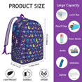 thumbnail image 2 of Bold Roaring Dinosaur School Backpack – Cute Abstract Dino Design for Daily Use, Short Trips, and Travel, 2 of 5