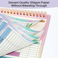 thumbnail image 5 of Monthly Budget Planner 2026, Bill Payment Tracker Monthly Organizer, top Bound Spiral Notebook, Expense Tracking Log, Household Cash Flow Planning, Pastel Multicolor, 1 Pc, 5 of 8