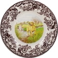 thumbnail image 1 of Spode Woodland Hunting Dogs Yellow Labrador Retriever Dinner Plate, 10.5 inch, 1 of 4