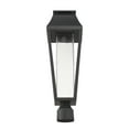 thumbnail image 4 of Matte Black LED Outdoor Post Lantern from the Brookline Collection, 4 of 5