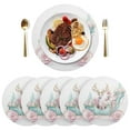thumbnail image 5 of Ryvnso Christmas Deers Round Plate Mats Dining Table Placemat Set of 4 for Holiday Decoration, 5 of 7