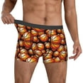 thumbnail image 2 of Salouo Vintage Basketball Print Men's Boxer Briefs,Breathable Underwear Elastic Waistband Briefs for Men -X-Large, 2 of 8