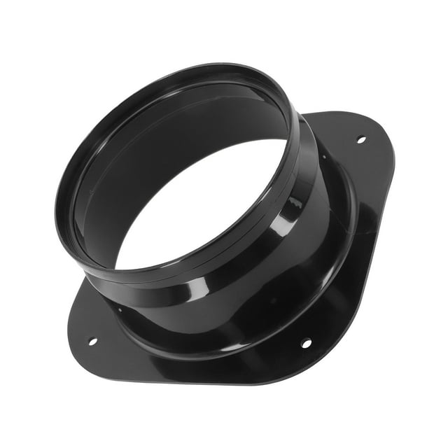 Vent Pipe Adapter Flange Connector Ventilation Pipe Air Ducting Connection Square To Round Flange Interface Exhaust Pipe Joint