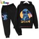thumbnail image 3 of Conjunto de sudaderas con capucha y pantalones de punto para niños y niñas, sudaderas con capucha y punto para niños y niñas, ropa de moda para niños, 3 of 5