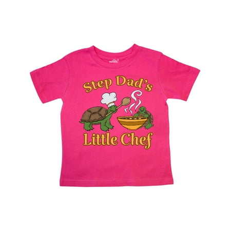 

Inktastic Step Dad s Little Chef with Cute Turtles Gift Toddler Boy or Toddler Girl T-Shirt