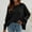 Black, variant on Lilgiuy Women's Sweater Coat Top Round Collar Loose Long Sleeve Split Coat,White,4 Winter Clothes for 2022