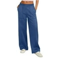 thumbnail image 1 of RXMEKW Casual Drawstring Sweatpants for Women with Elastic Waist and Multi-Pockets, Polyester, Regular Length, 1 of 9