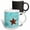 Multicolor, variant on 3drose, Caribbean, Barbados, Carlisle Bay. Red Cushion Sea Star in Sand., 11oz Two-tone Green Mug