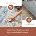 thumbnail image 3 of nuLOOM Evelina Traditional SplashGuard Machine Washable Area Rug, 2' x 3', Evelina Light Orange, 3 of 12