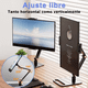 thumbnail image 4 of Soporte Para Monitor Portátil, Soporte Base, 17.3 Pulgadas, Base para Tablet con Soporte Ajustable Xtellar negro, 4 of 4