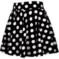 thumbnail image 2 of Women's Basic Flared Casual Mini Skate Skirt Versatile Stretchy, 2 of 8
