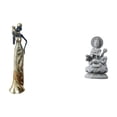 thumbnail image 1 of Figura decorativa ligera de una mujer tribal africana, ideal para el hogar, hoteles, Guan Yin Kuanyin, Feng Shui, Buda femenina, estilo chino, para in, 1 of 8