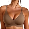 thumbnail image 2 of Bras for Women No UnderwireGJC Baeitkot Women's Solid Color Push-up Breathable Adjustable Shoulder Strap Bra, 2 of 5