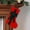 B, variant on Christmas Flocked Stocking with Velvet Bow, Fireplace Wall Hanging Decor, Gift Bag for Holiday Mantel