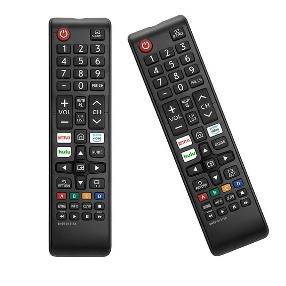Pack of 2-New Universal Remote for Samsung TV Remote-Replacement Compatible for Samsung Smart TV, LED, LCD, HDTV, 3D, Series TV
