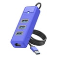 thumbnail image 1 of Hub USB Ethernet ORICO de 4 puertos USB 3.0 con Gigabit Ethernet, 1 of 6