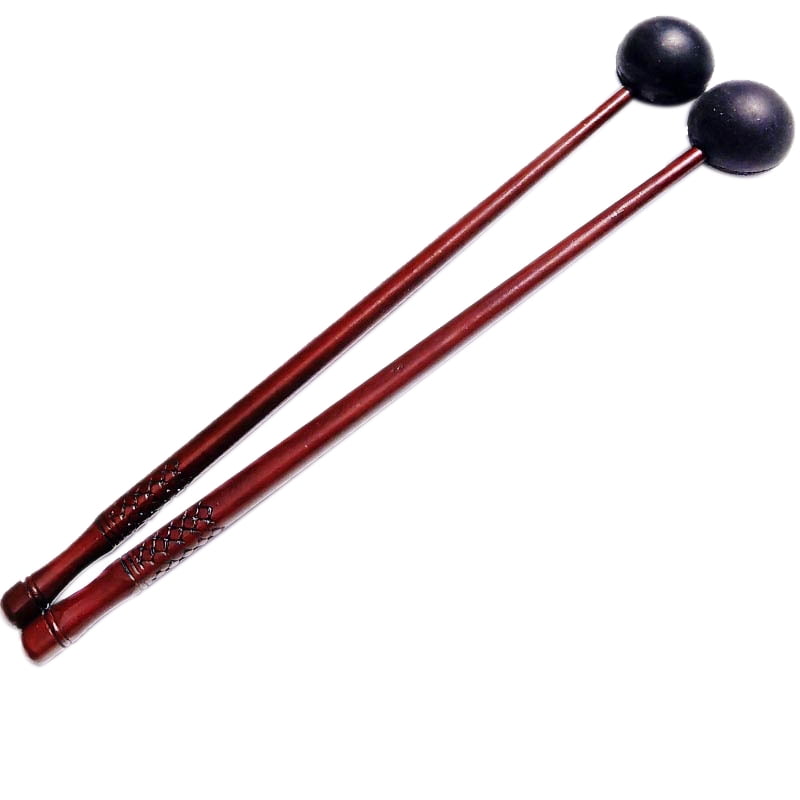 1 Pair Tongue Drum Mallets Soft Rubber Head Drum Mallets Sticks for Log