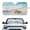 Beach Starfish Print, variant on HUIACONG Beach Starfish Print Car Windshield Sun Shade Foldable Premium Foldable Windshield SunShade for Front Window Mini SUVs Universal