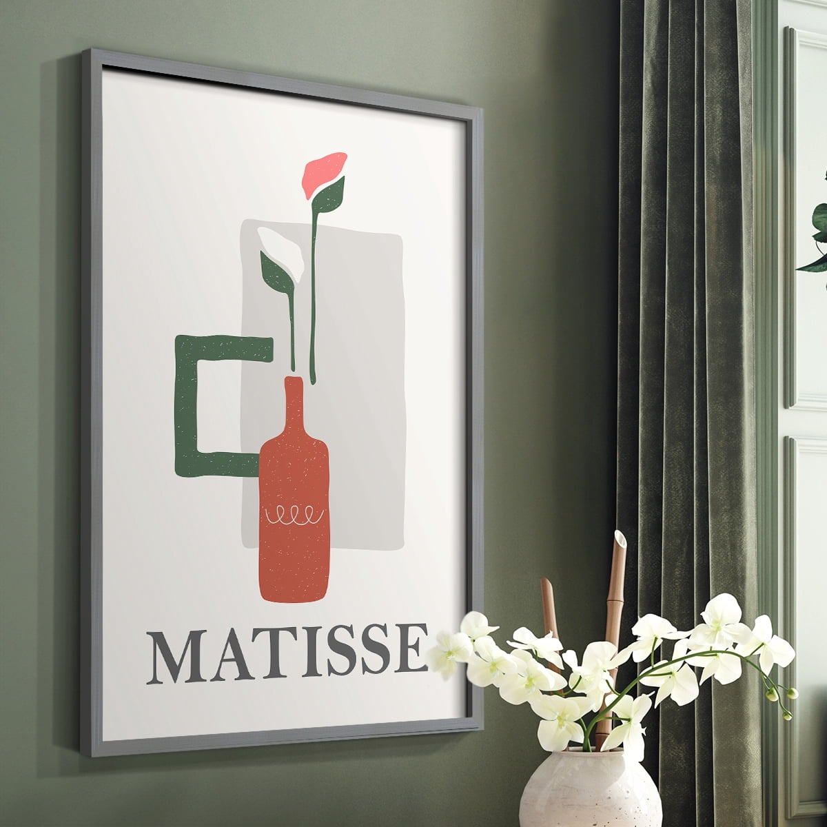 Matisse CCLXX in Solid Wood 22 x 28 Framed Print