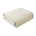 thumbnail image 1 of Summer Cool Washed Quilt, Machine Washable Thin Quilt, Dual-Sided Design, For Dormitory Bedrooms, Lightweight Quilted Cover, Easy Care Fabric, Student Room Decor, Comfortable Sleeping Blanket, 1 of 9
