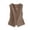 Coffee, variant on Tqcoqu Womens Stretchy Knit Blazer Vest Tops, V-Neck Sleeveless Button Down Suit Vest for Business Casual Outfits