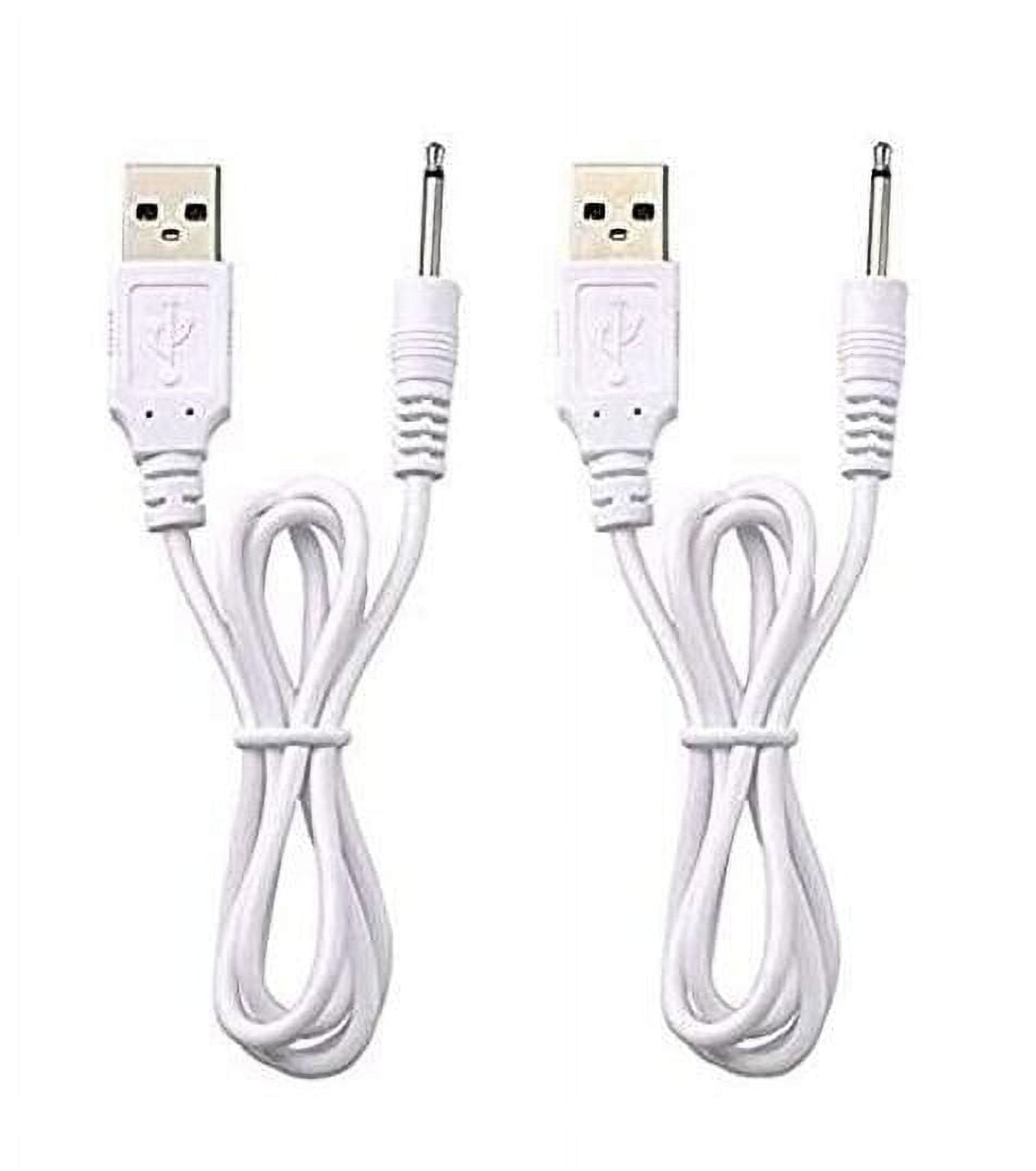 FITE ON 3.3ft White USB Vibrator Cable Cord Compatible with Rechargeable  Adult Toys Vibrators Charger - Walmart.com