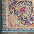 thumbnail image 7 of 4â€™ x 6â€™ Pink and Blue Floral Medallion Area Rug, 7 of 7